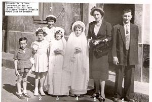 COMMUNIONS ORAN EGLISE ST PIERRE 1952